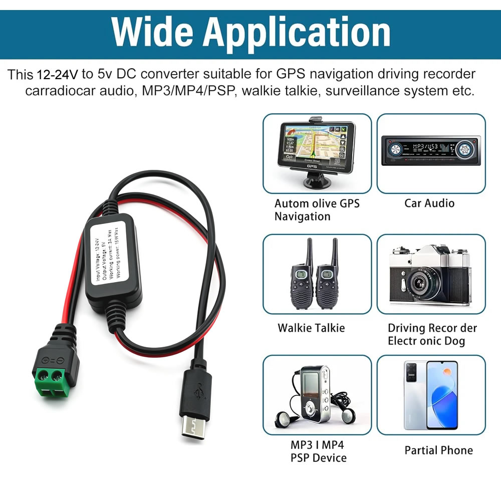 12V/24V to 5V Converter DC-DC  - Modular Power Supply 评论和价格
