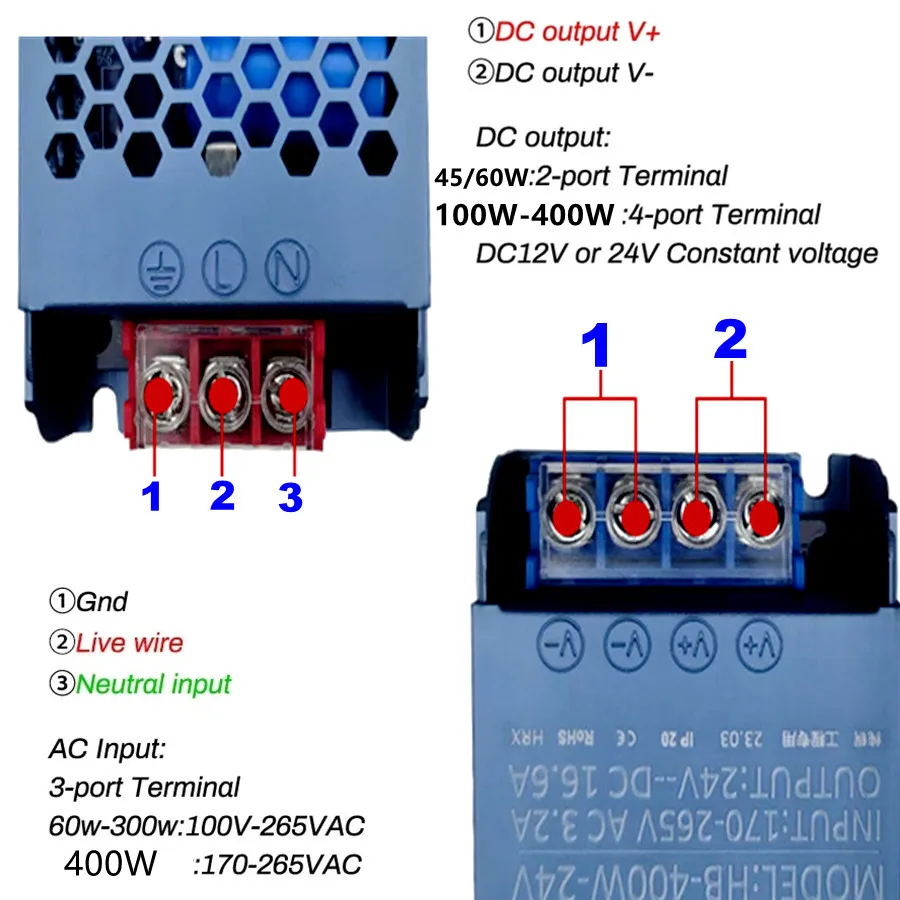 12V 24V LED Power Supply 45W 6 - Smps Power Supply 评论和价格