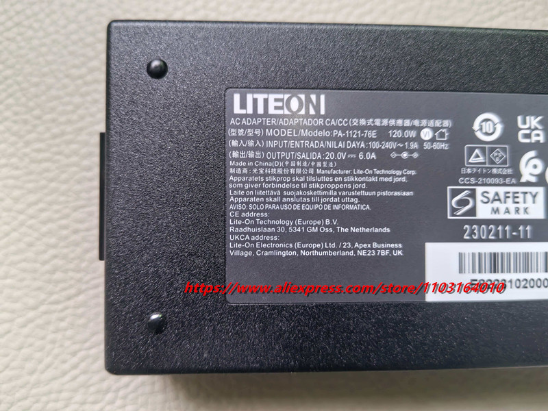 Original 20V 6A PA-1121-76E AC - Pc Power Supply 评论和价格