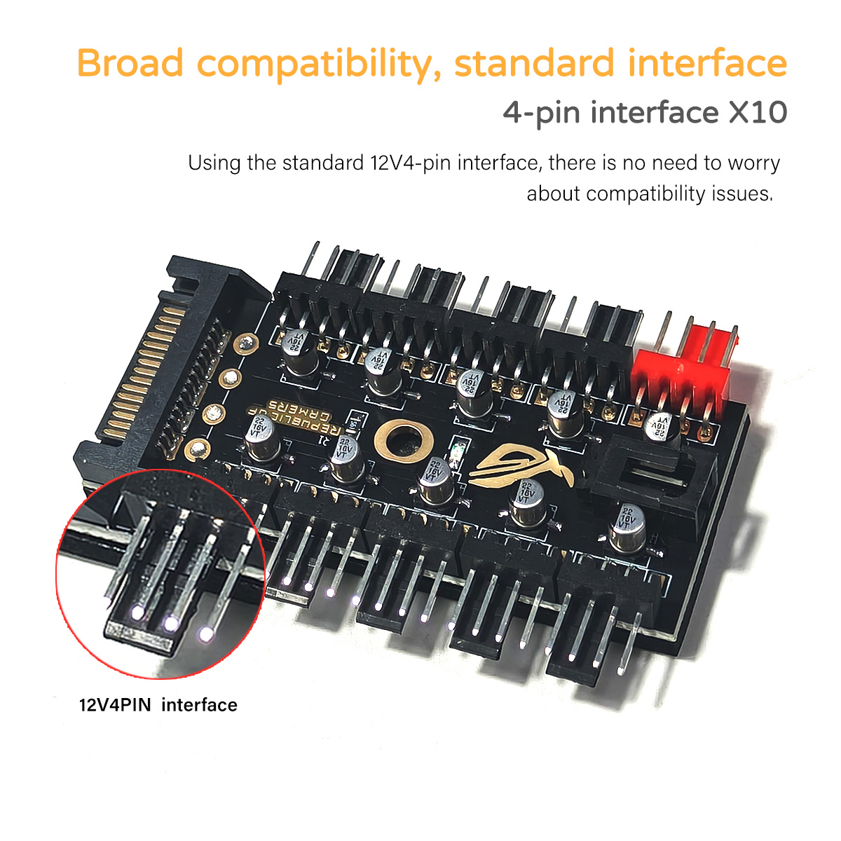 12V 4-Pin PWM Fan Controller H - Pc Power Supply 评论和价格
