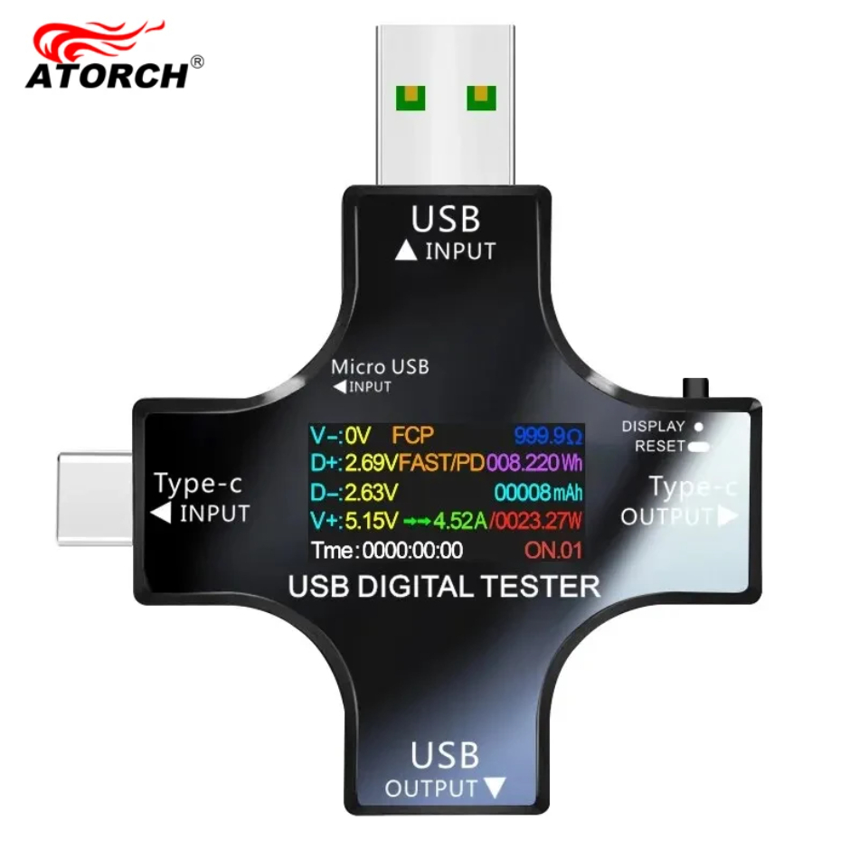 USB Tester DC Type-C PD Digita - Power Supply Tester 评论和价格