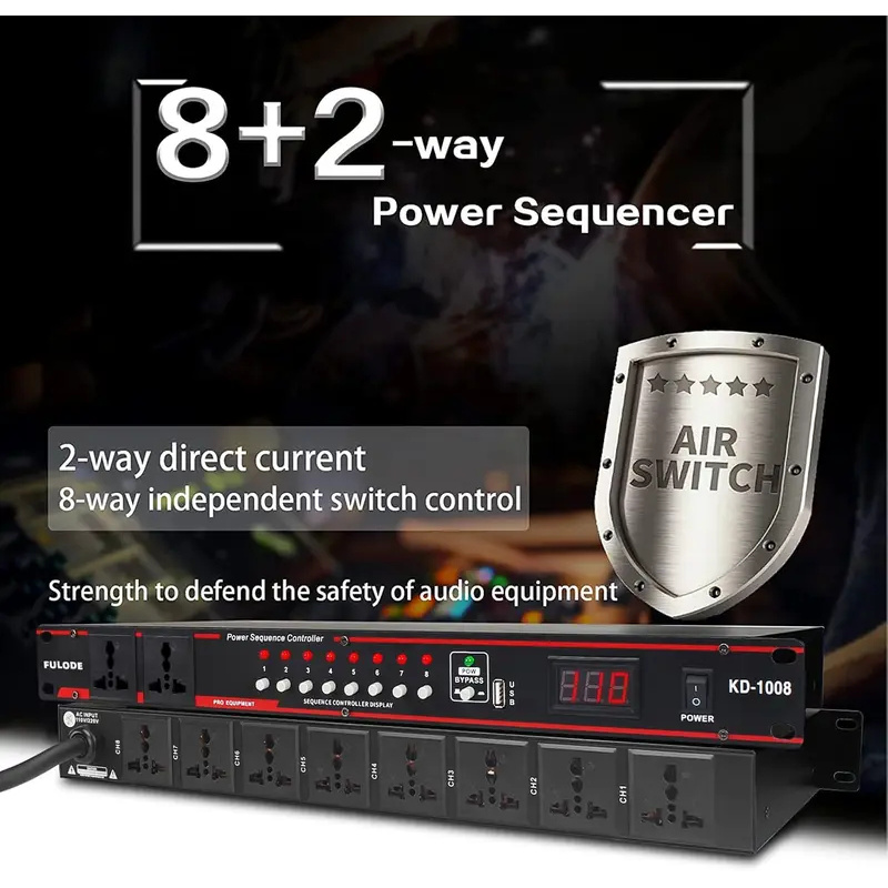 10-Way High Power Sequencer Re - Power Supply 评论和价格