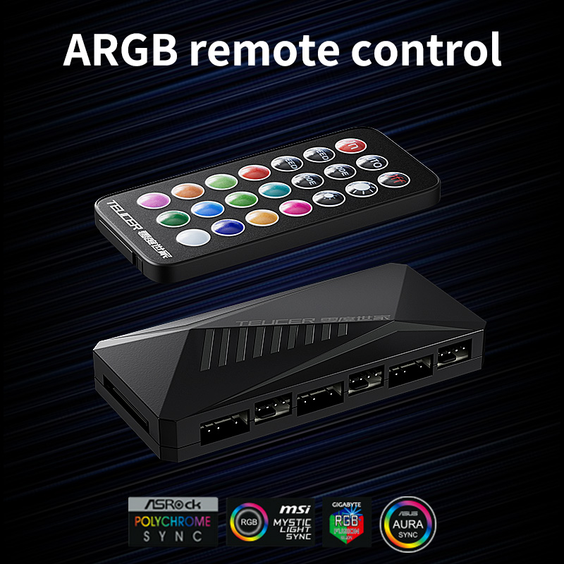 TEUCER LP-6P ARGB Remote Contr - Pc Power Supply 评论和价格