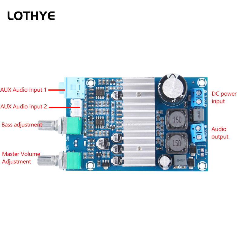 100W Subwoofer Amplifier Board - Modular Power Supply 评论和价格