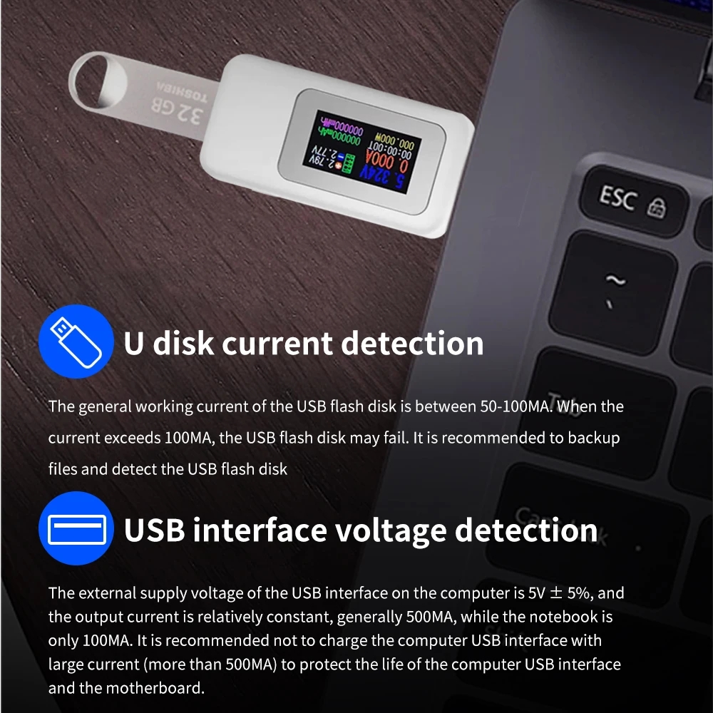 10 in 1 USB Tester DC Digital  - Power Supply Tester 评论和价格