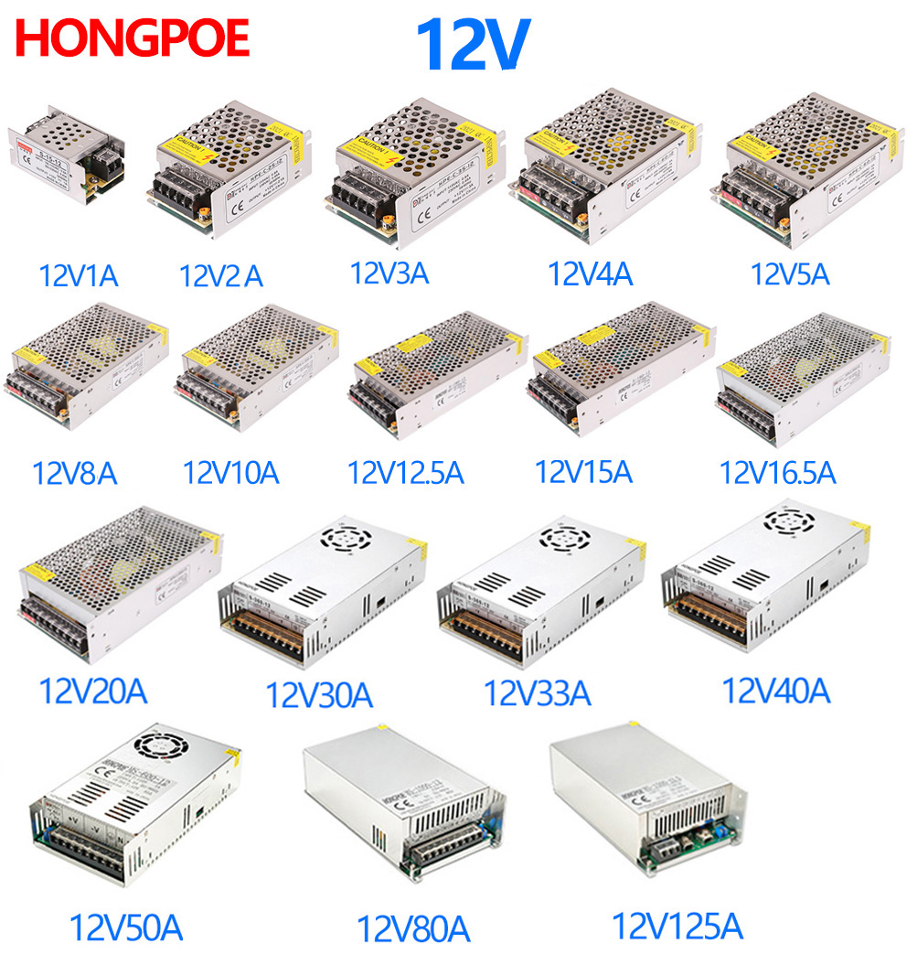 12V Power Supply 1A 2A 3A 4A 5 - Smps Power Supply 评论和价格